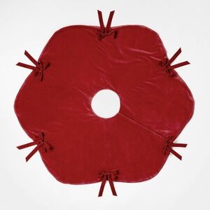 Velvet Bow Tree Skirt Red - Threshold Studio McGee, Target Christmas 2025